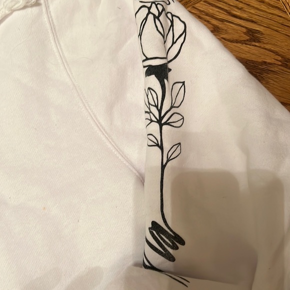 Jake Paul hoodie cutoff sweatshirt size L - Picture 4 of 6